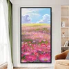 Diamond Painting -DIY Round Drill Mountains Wildflowers（40x70cm）
