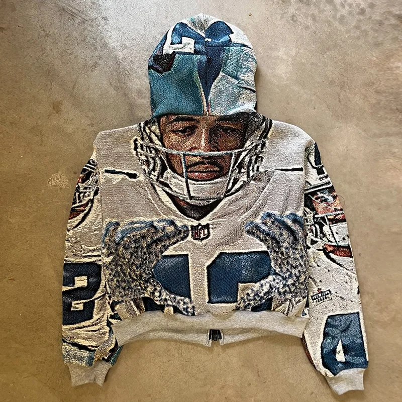 Cowboys Zip Tapestry Hoodie