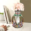 L&eacute;opard tridimensionnel en bois acrylique - Vase artisanal 5d bricolage