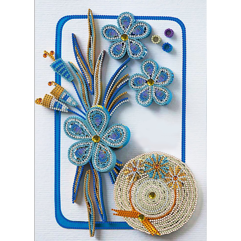 

Flower Quilling Paper - Special Shaped Diamond Painting - 30*40CM, 501 Original