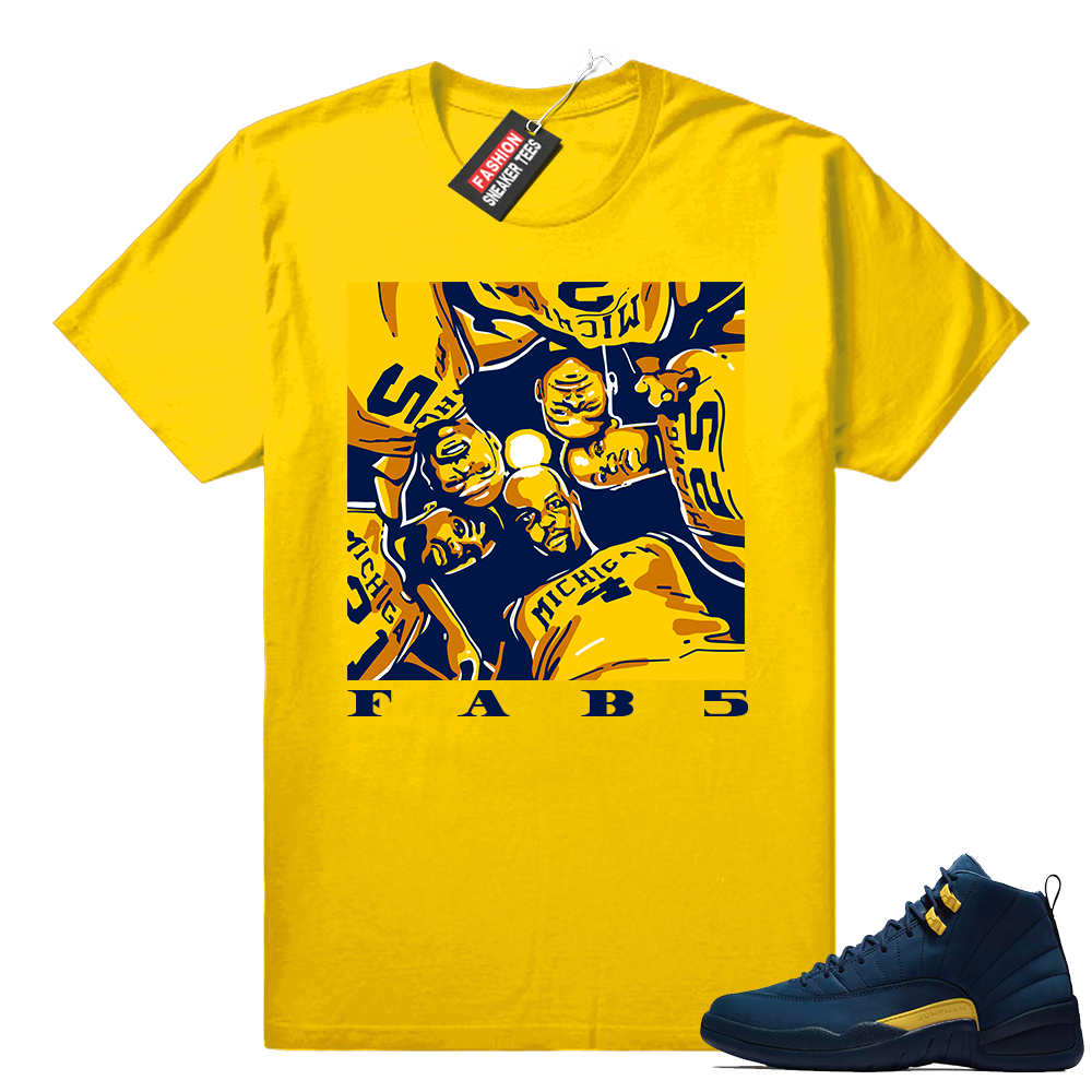 michigan fab 5 t shirt