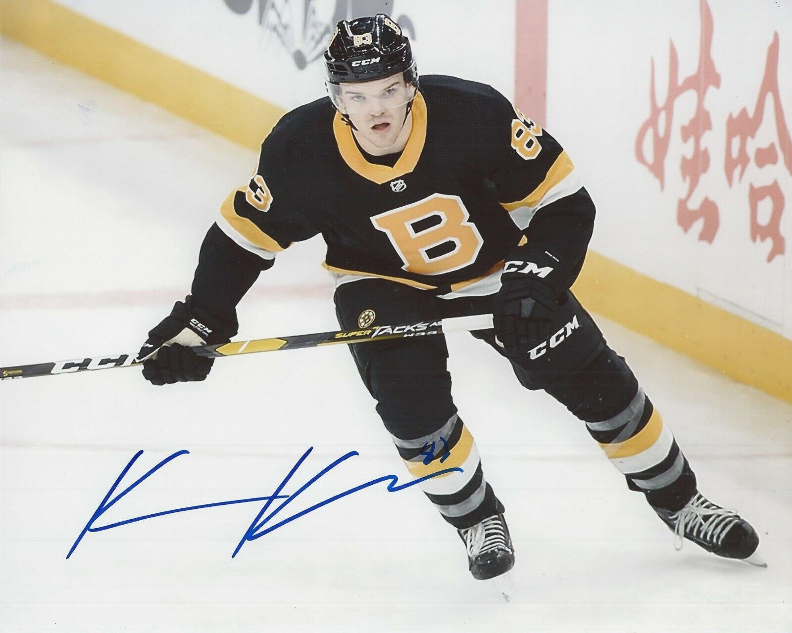 Karson Kuhlman Signed 8x10 Photo Poster painting Boston Bruins Autographed COA