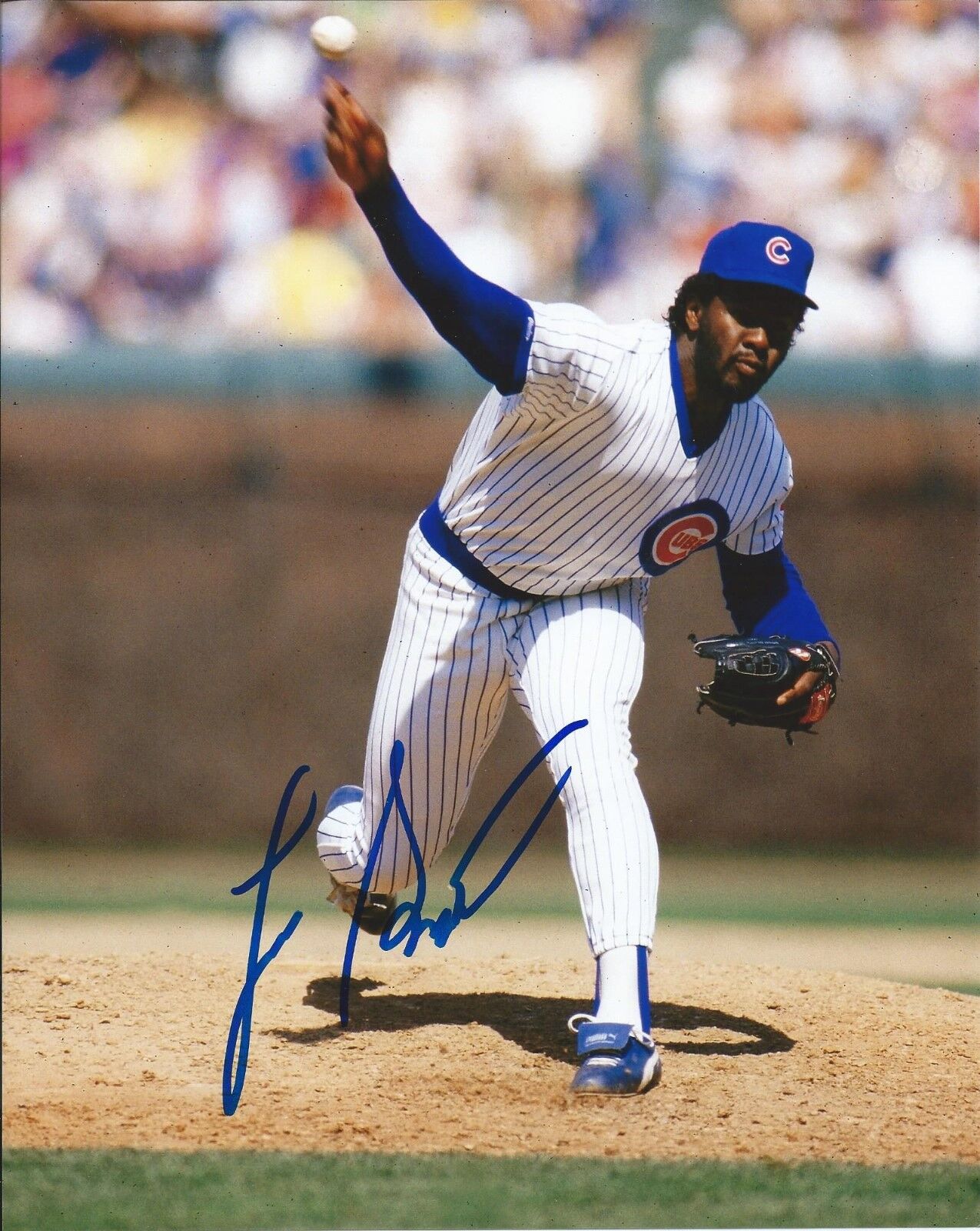 LEE SMITH signed autographed CHICAGO CUBS 8X10 Photo Poster painting w/COA