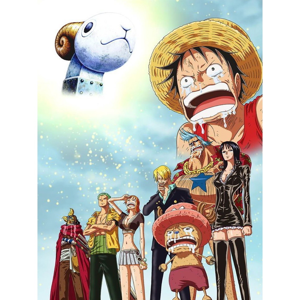 One Piece Goodbye Merry 30*40cm(canvas) full round drill diamond painting