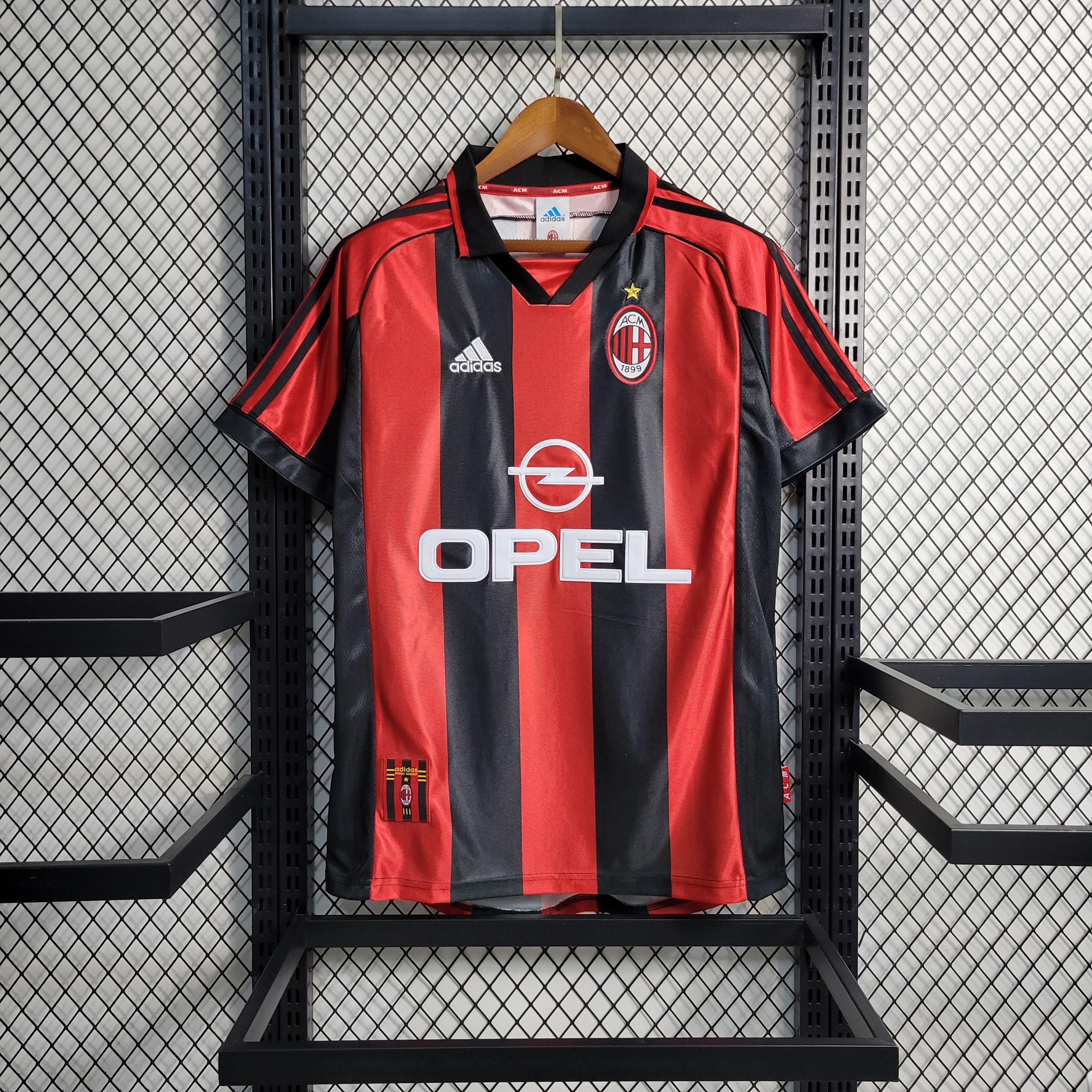 AC Milan Retro 1998 1999 Maillot De Fou, site maillot de foot pas cher