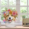 Acrylic Flower Puppy - 5D DIY Craft Ornament