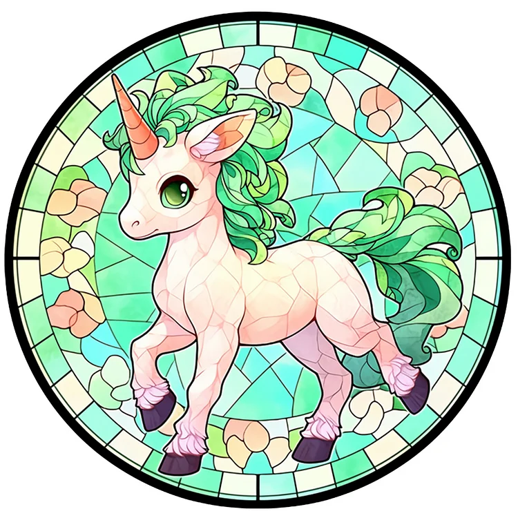 Full Round Drill Diamond Painting - My Little Pony Glass Painting - 30*30cm