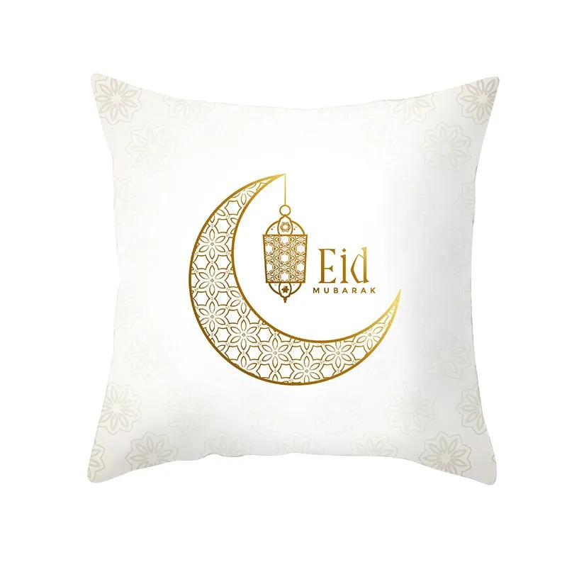 EID Mubarak Decor Cushion Cover Ramadan Decorations for Home 2022 Islamic Muslim Ramadan Kareem EID Al Adha Gift Sofa Pillowcase