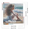 Diamond Painting-DIY Full Round Drill Girl(40*40 CM)