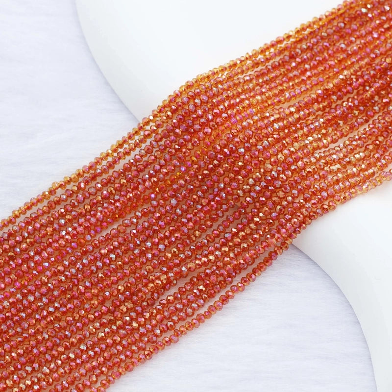 5 Pieces Per Pack Beaded Artificial Crystal Glass Geometric Beads