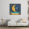 Moon-11CT Stamped Cross Stitch 50*50cm/19.69*19.69in tapestrymarket