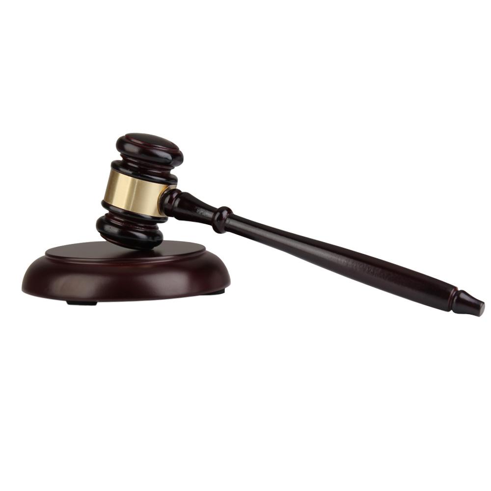 

Wooden Handcrafted Wood Gavel Sound Block for Lawyer Judge Auction Sale, 501 Original