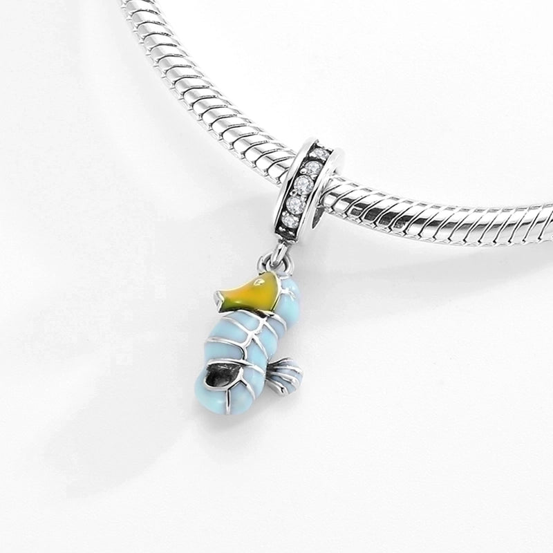 Original Design Minimalist Heart Shape Footprint Whale Sterling Silver Inlay Zircon Jewelry Accessories4