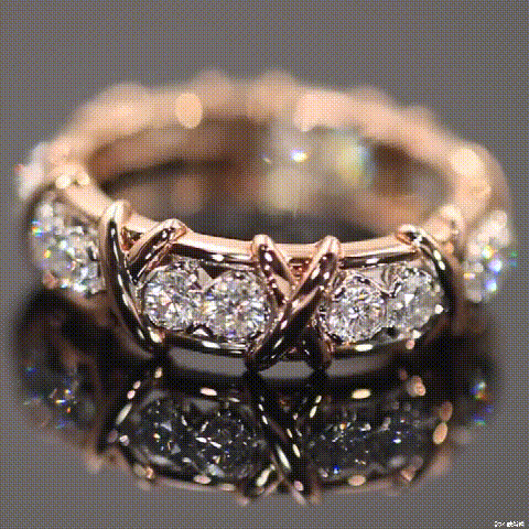 ❤️49% OFF For Valentine's Day🌹925 Sterling Silver Cross Full Moissanite Diamond Ring