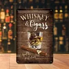 Whiskey Cigars - Vintage Metal Signs(12*16Inch) - Bar