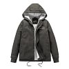 Men's Hooded Fleece Casual Winter Jacket