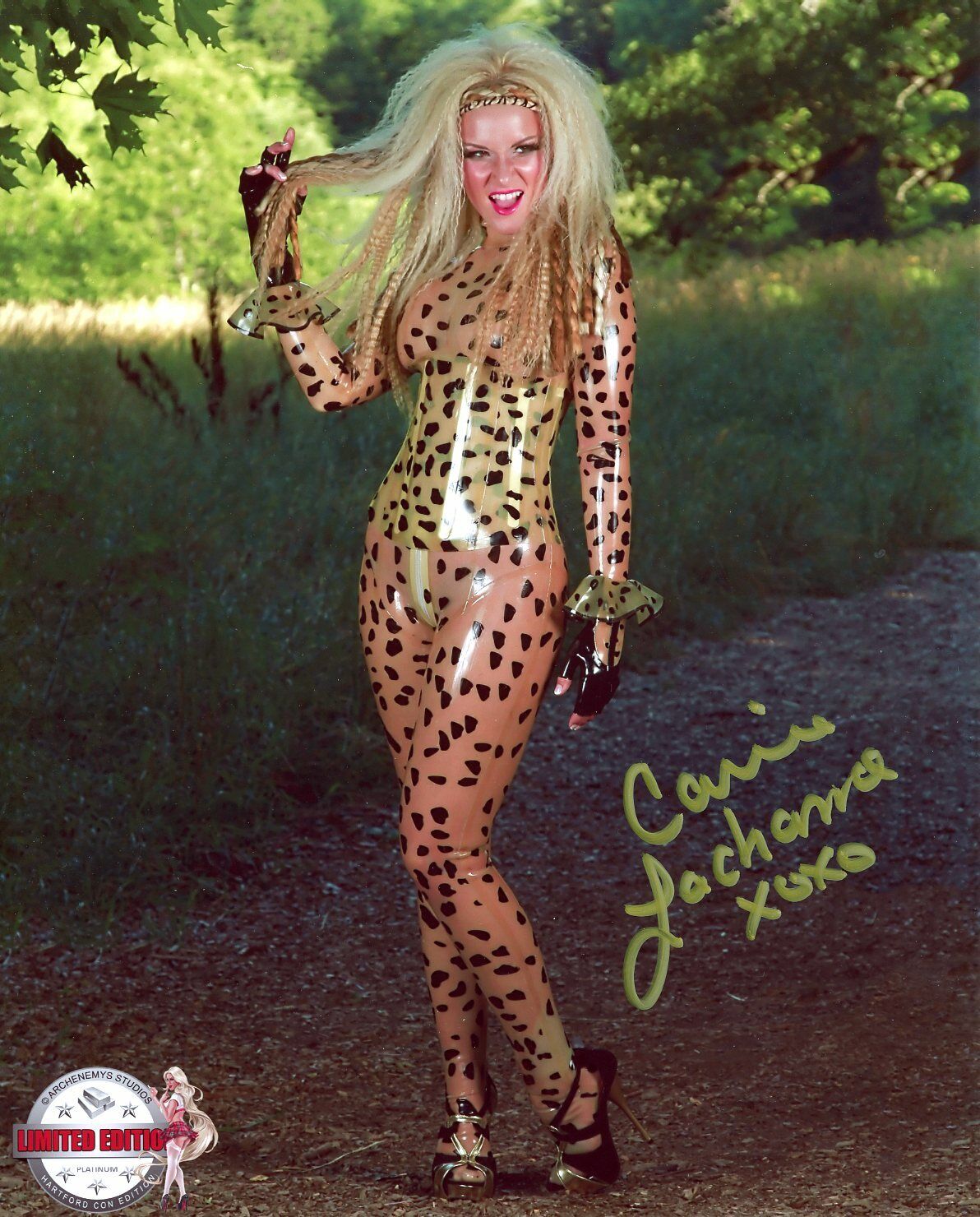 Carrie LaChance autographed 8x10S92