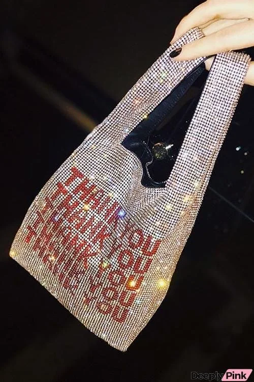 Sparkly THANK YOU Hand Bag