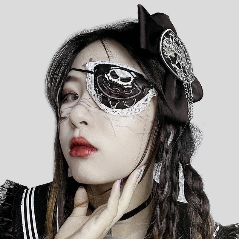 Anime Lace Skull Eye Patch