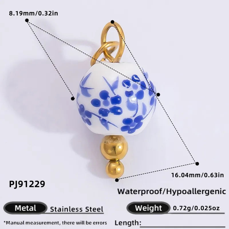 1 Piece 11.34*11.08mm 24.65*13.62mm 4.29*24.15mm 304 Stainless Steel Zircon 18K Gold Plated Tree Heart Shape Candy Jewelry Accessories Pendant