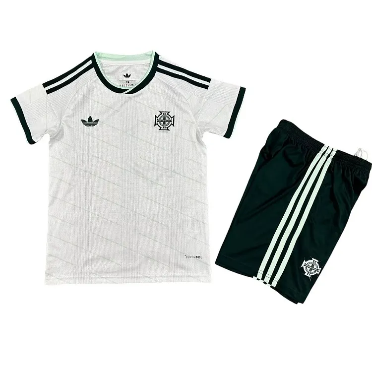 Kids Northern Ireland 2026 World Cup Away Football Jersey 1:1 Thai Quality