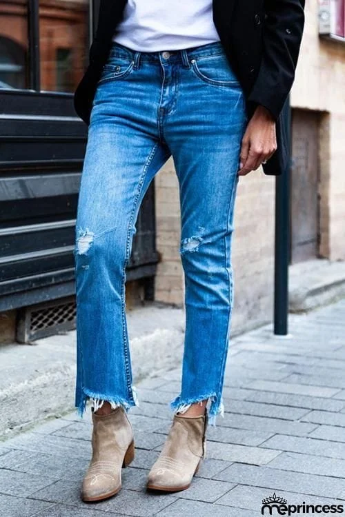 Side Zipper Ankle Boot