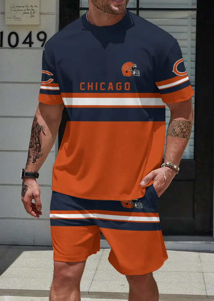 Chicago Bears Limited Edition Top And Shorts Two-Piece Suits