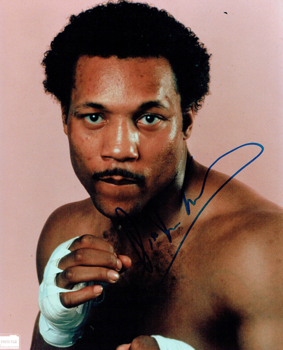 Pinklon THOMAS Signed 10x8 Autograph Photo Poster painting AFTAL COA World Champion BOXER