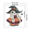 Halloween Bunny-14CT Stamped Cross Stitch 20*22cm/7.87*8.66in