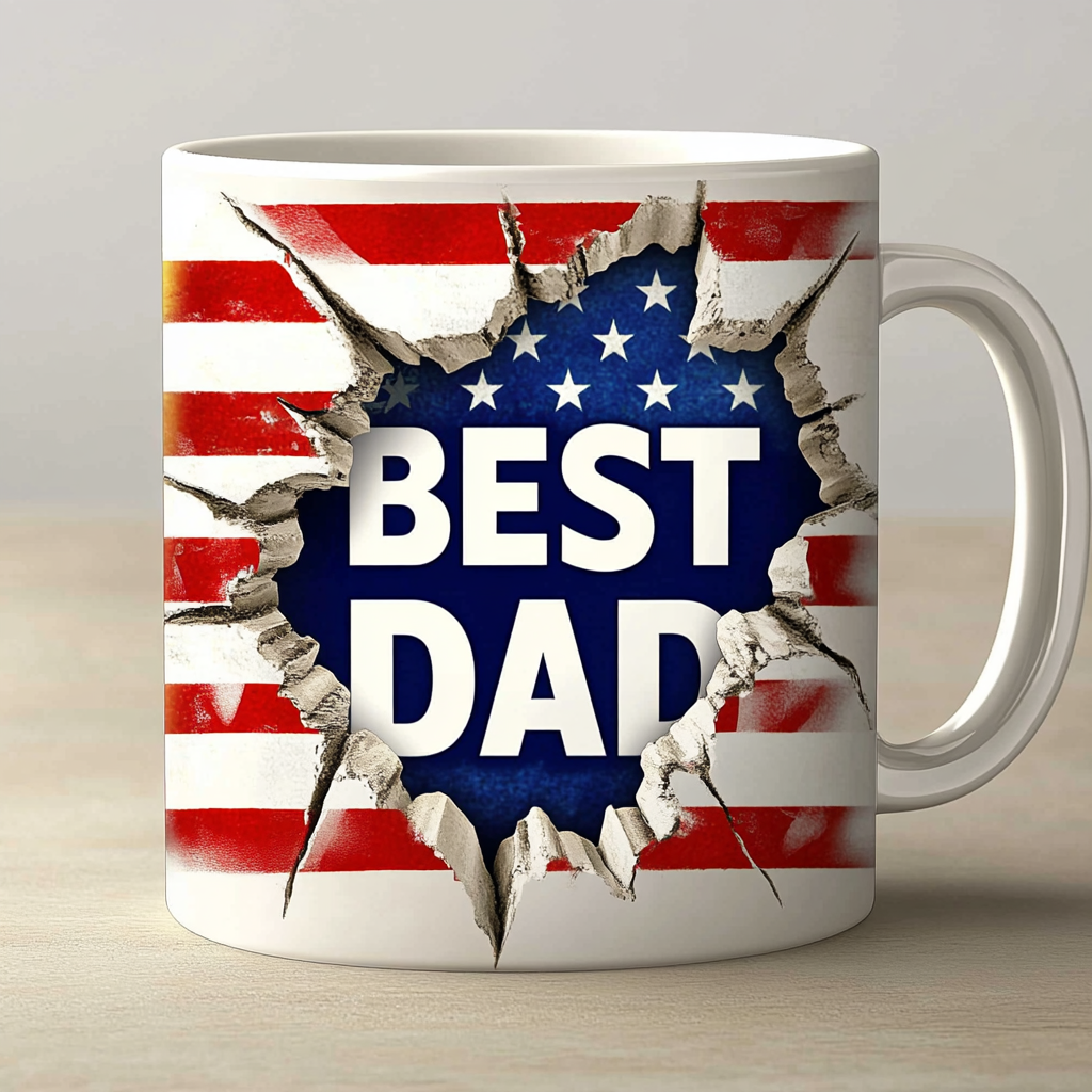 USA Best Dad Coffee Mug