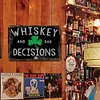 Whisky - Panneaux en &eacute;tain m&eacute;tallique(20*30cm/30*40cm)
