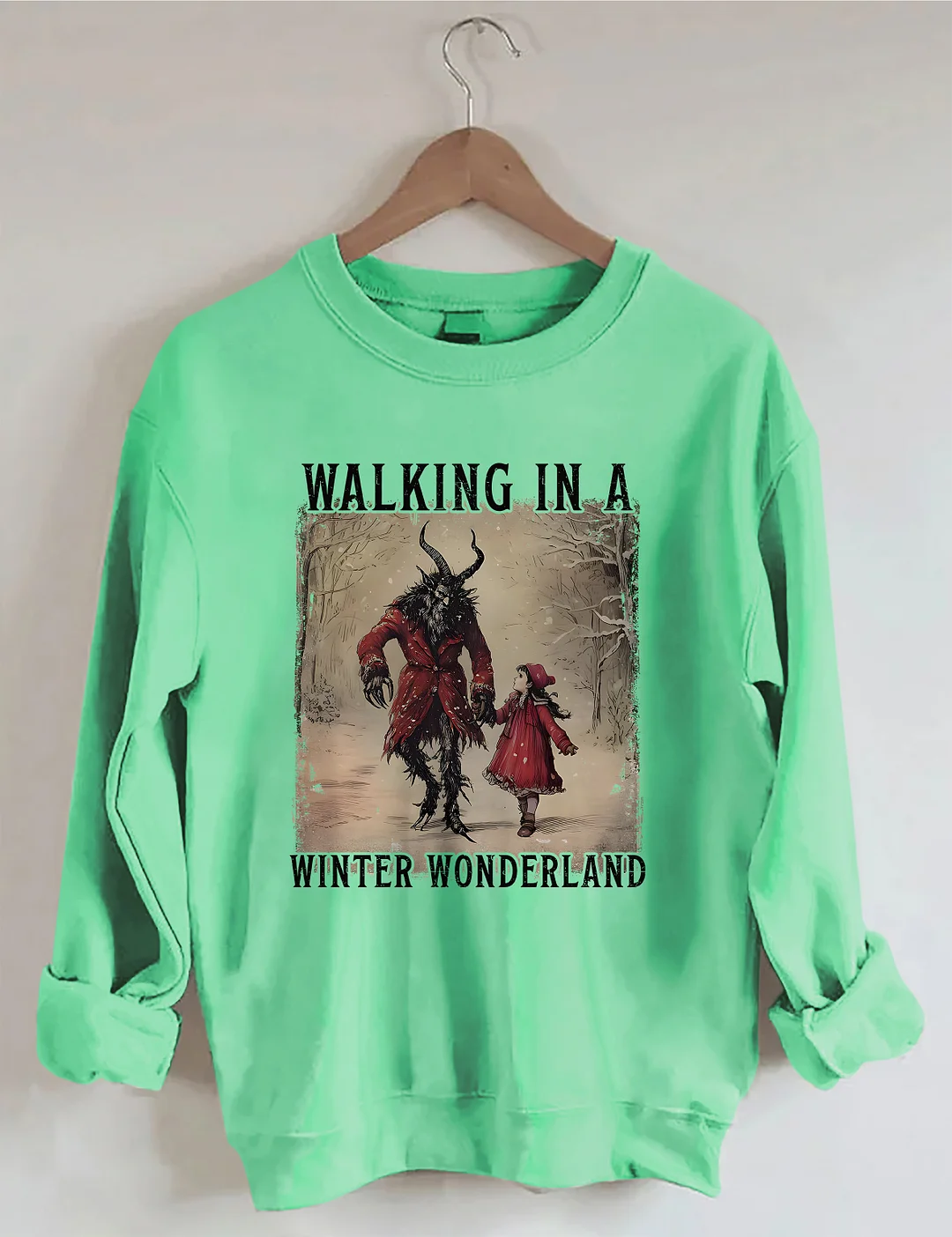 Walking In A Winter Wonderland Christmas Sweatshirt