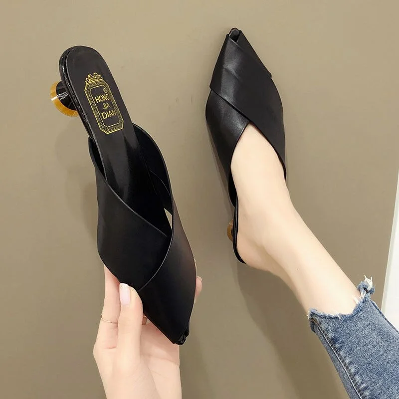 Cresfimix women pointed toe red pu leather high heel shoes for summer lady party & night club black pumps zapatos dama a6289