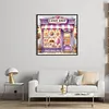 Purple Candy Shop-11CT Stamped Cross Stitch 40*40cm/15.75*15.75in