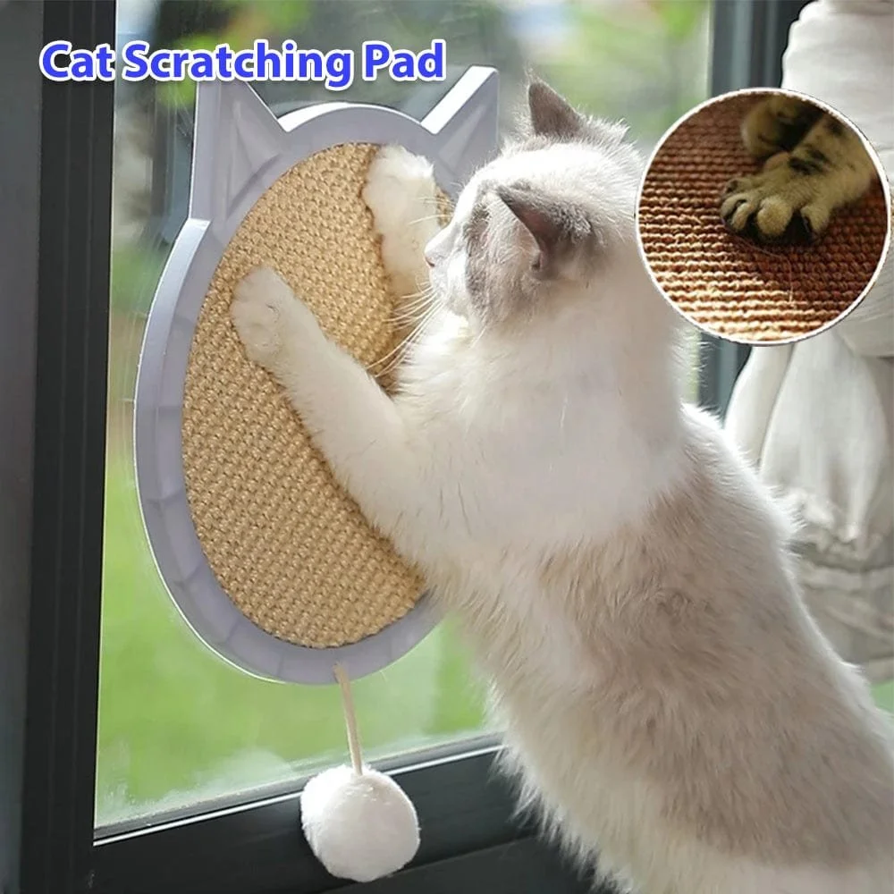 Durable Sisal Wall Mounted Cat Scratcher Board 