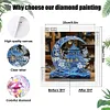 Crystal Crescent Castle - Partial Special Shaped Diamond Painting 30*30cm