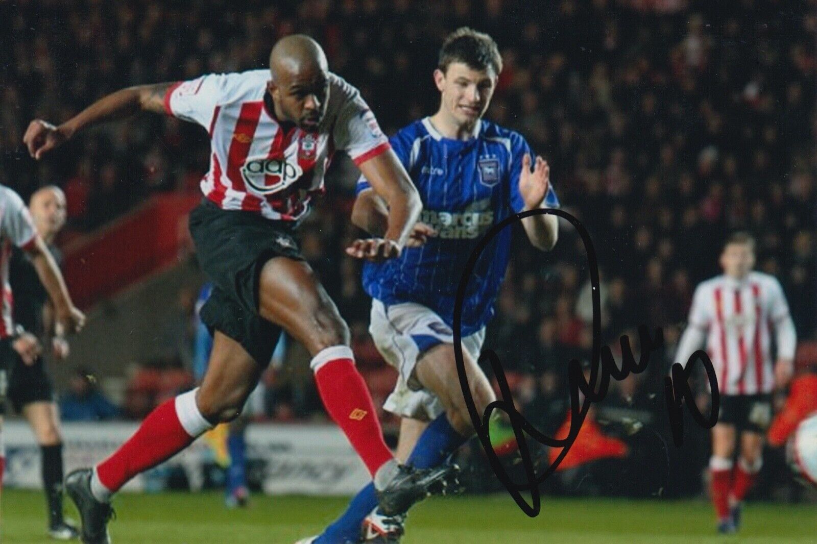 GULY DO PRADO HAND SIGNED 6X4 Photo Poster painting - FOOTBALL AUTOGRAPH - SOUTHAMPTON 1.