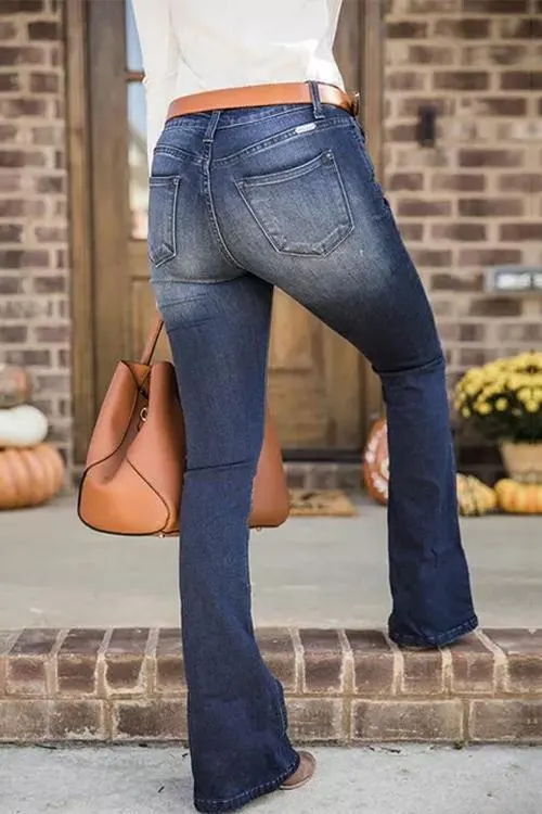 Petite Fashion Flare Jeans