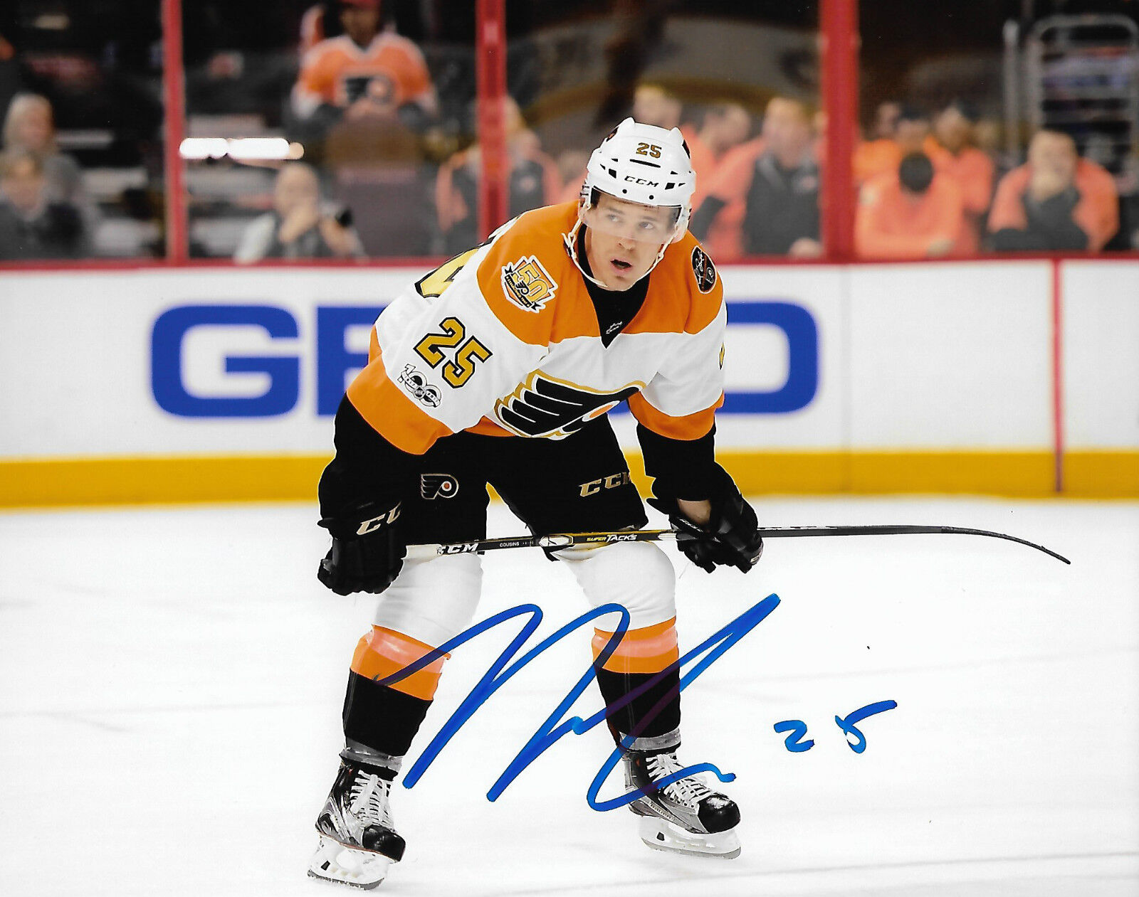 Philadelphia Flyers Nick Cousins Signed Autographed 8x10 NHL Photo Poster painting COA A