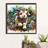 Diamond Painting -DIY Round Drill Goat(40x40cm)
