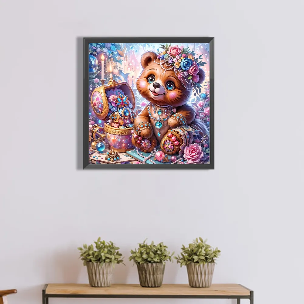 Full Round Diamond Painting 40*40cm - Bear