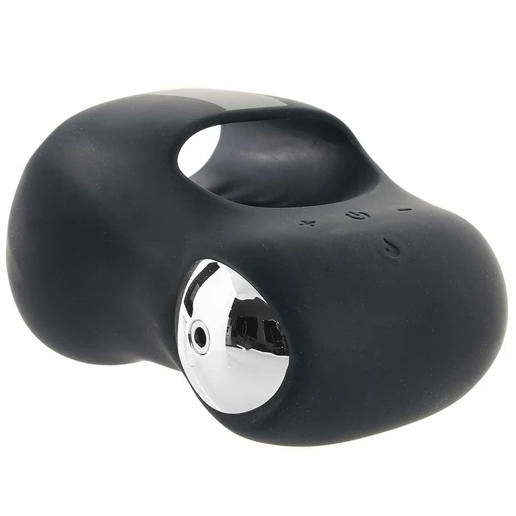 Pornhint HotRod Warming Vibrating Masturbator in Just Black