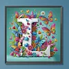 Butterfly Flower L 5D Partial Drill DIY Diamond Painting Kit 30*30cm