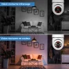 Cam&eacute;ra de s&eacute;curit&eacute; wifi sans fil avec ampoule