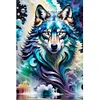 (40*60cm)Wolf - Full Square Drill Diamond Painting