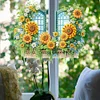 Diamond Painting Acrylic Sunflower Window Hanging Pendant Home Decor