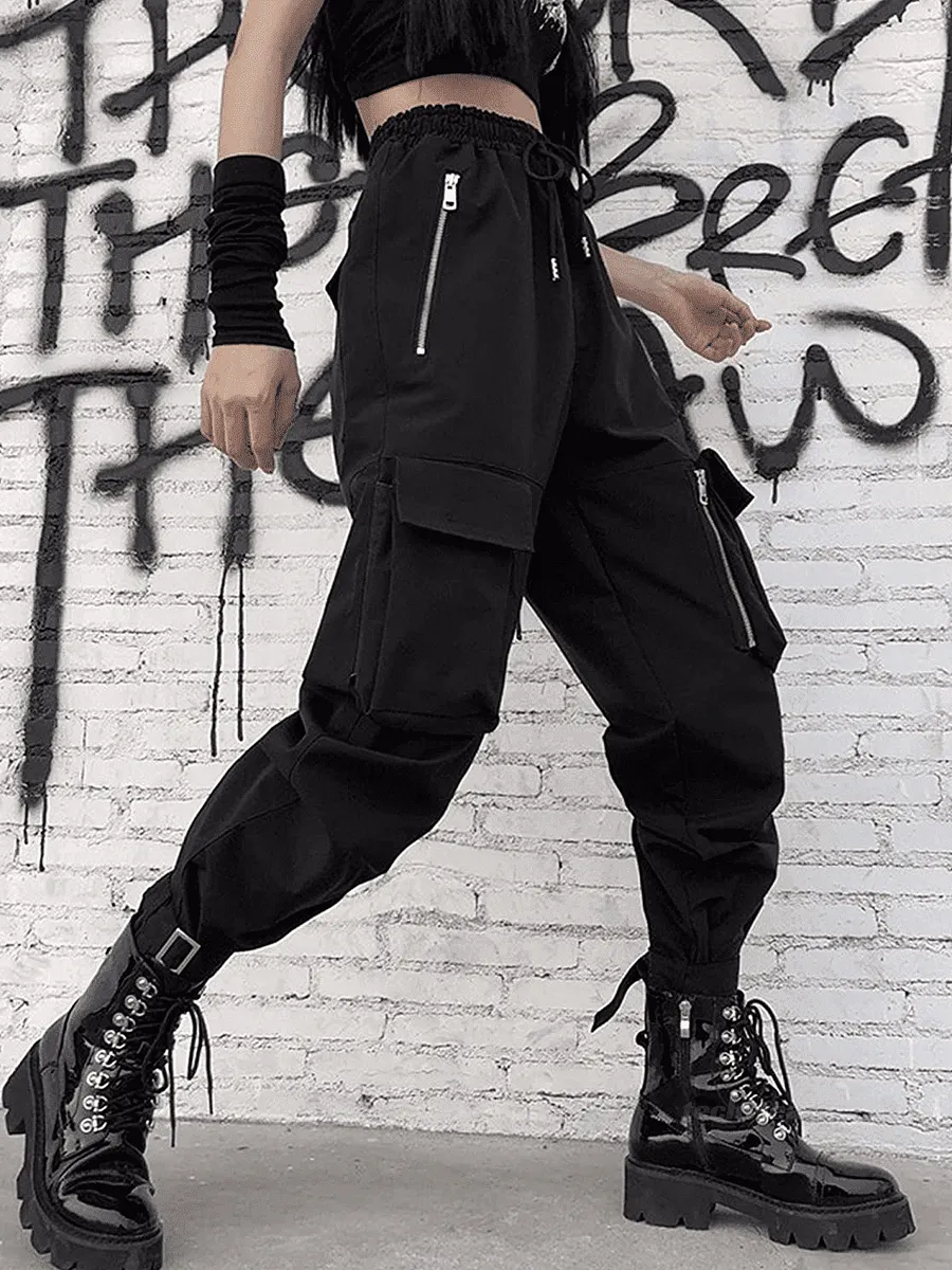 Zip Up Cargo Pants for Women - Shop Darkwear Pants - X