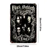Black Sabbath - Panneaux en &eacute;tain m&eacute;tallique(20*30cm/30*40cm) - Musique