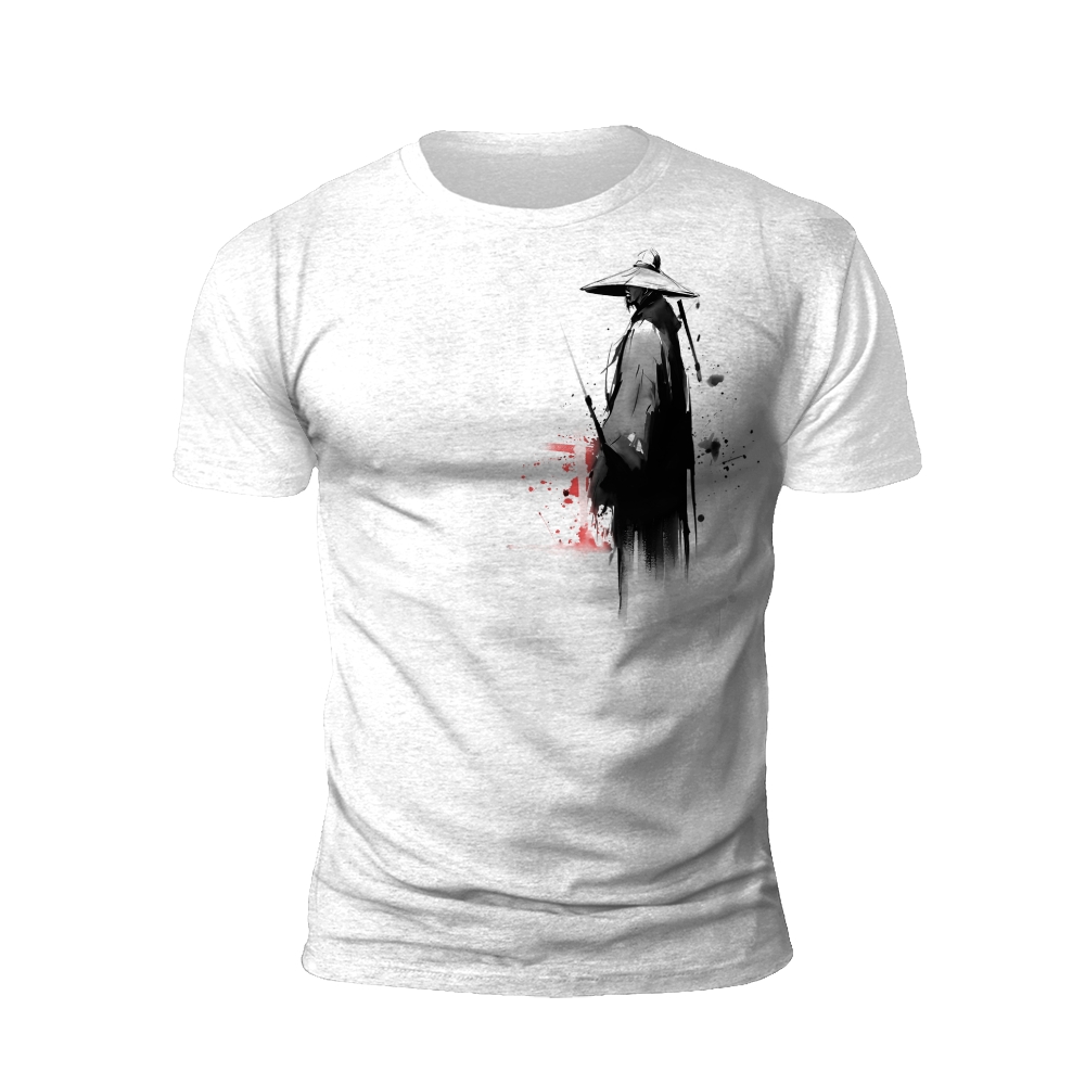 Samurai Silhouette: Warrior's Path T-Shirt