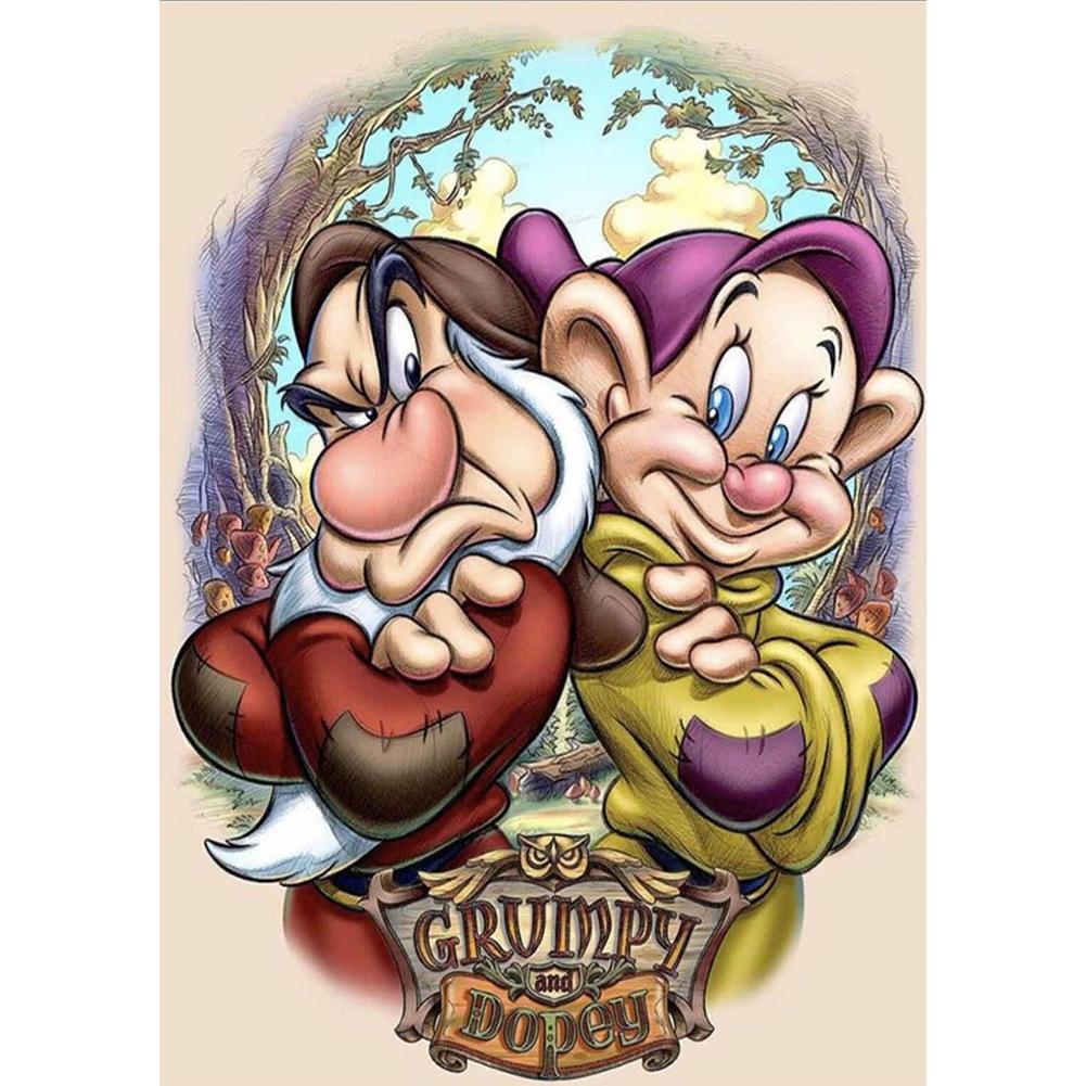 

30*40CM - Dwarf - Round Drill Diamond Painting, 501 Original